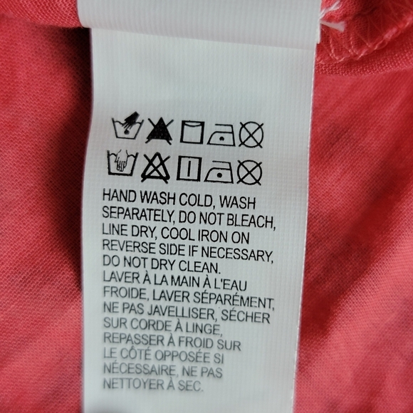 Lucky Brand Red Multi Color Bohemian Felice Printed High-Low Midi Dress Sz L - Picture 14 of 14